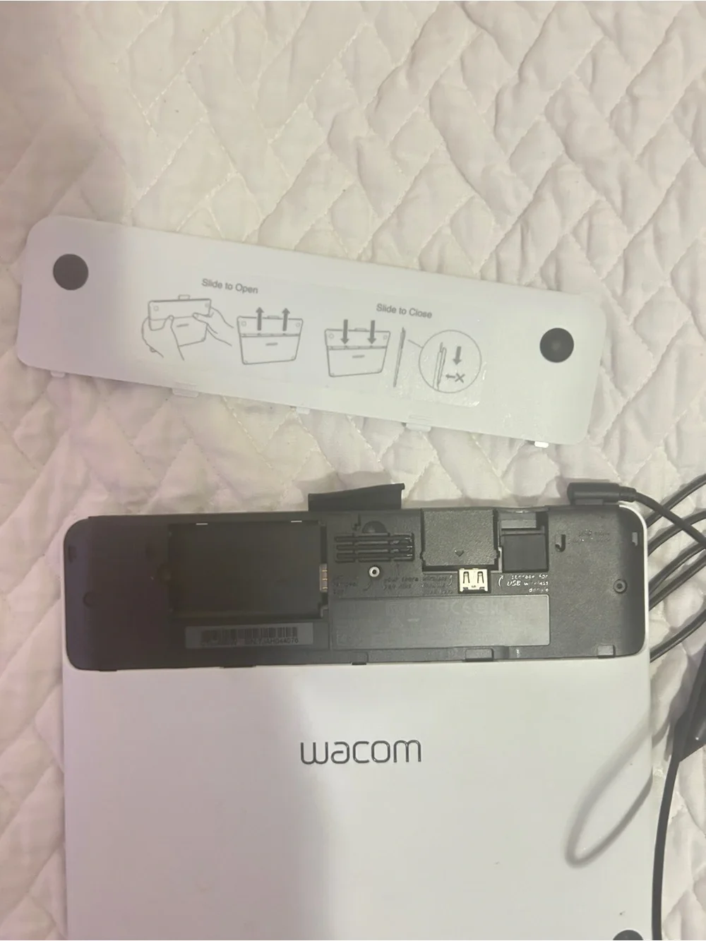 Wacom White Tablet with Stylus for Computer animation